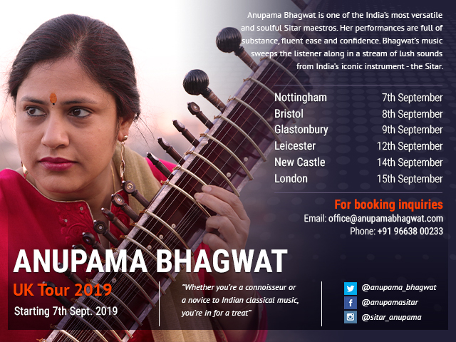 Anupama Bhagwat - UK Tour 2019
